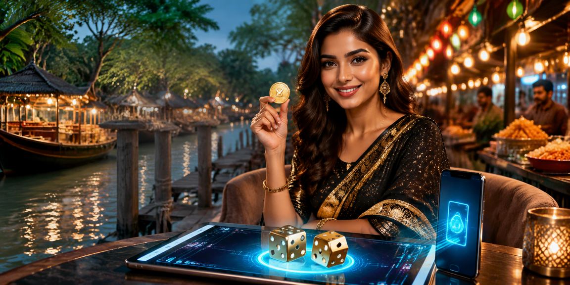 সুন্দরবনের রাতের বাজারে ডাইস গেম উপভোগ